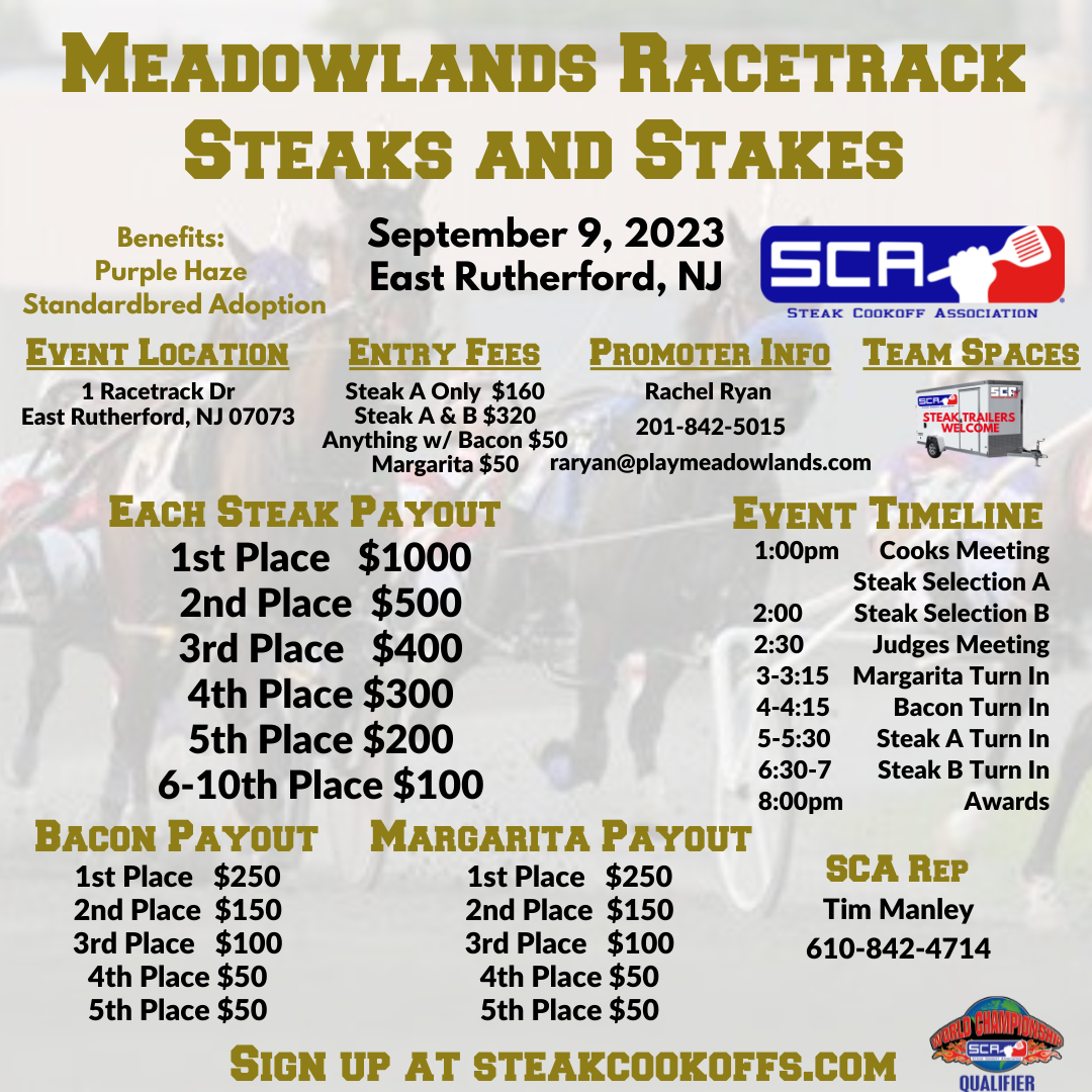 Meadowlands Racetrack Steaks & Stakes Night Meadowlands Racing